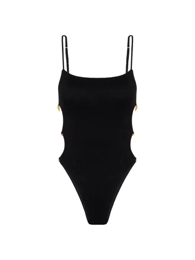 Vix By Paula Hermanny Women's Fernanda Nell Cut-out One-piece Swimsuit In Black