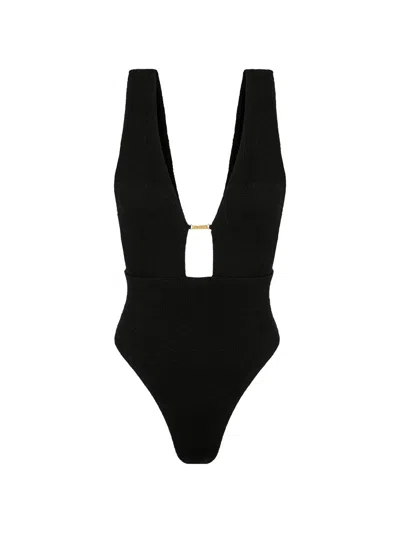 Vix By Paula Hermanny Women's Fir Elisa Candice One-piece Swimsuit In Black