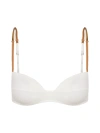 Vix By Paula Hermanny Women's Firenze Amelia Bikini Top In White