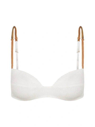 Vix By Paula Hermanny Women's Firenze Amelia Bikini Top In White