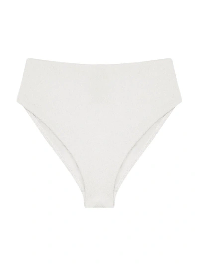 Vix By Paula Hermanny Women's Firenze Bela High-waisted Bikini Bottom In White