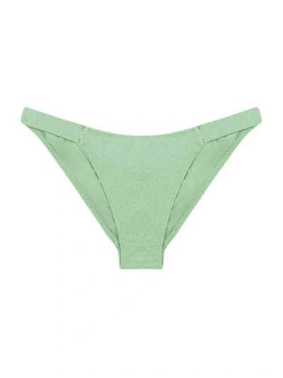 Vix By Paula Hermanny Women's Firenze Fany Low-rise Bikini Bottom In Light Green