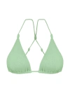 Vix By Paula Hermanny Women's Firenze Gwen Tie-back Bikini Top In Light Green