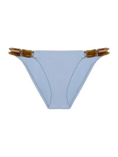 Vix By Paula Hermanny Women's Firenze Lesley Bikini Bottom In Blue