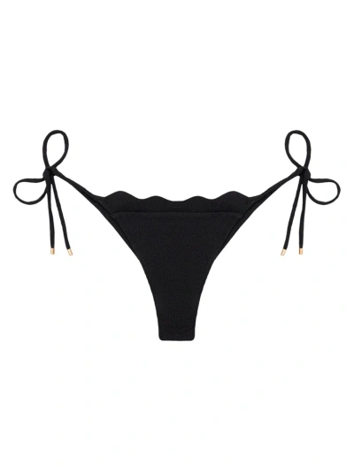 Vix By Paula Hermanny Women's Firenze Lou Cheeky Bikini Bottom In Black