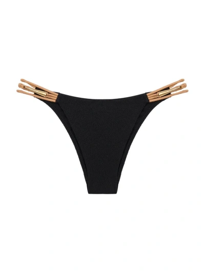 Vix By Paula Hermanny Women's Firenze Mandy Bikini Bottom In Black