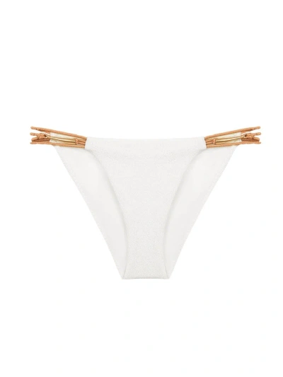 Vix By Paula Hermanny Women's Firenze Mandy Bikini Bottom In White