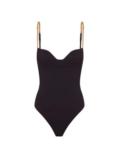 Vix By Paula Hermanny Women's Firenze Mandy One-piece Swimsuit In Black