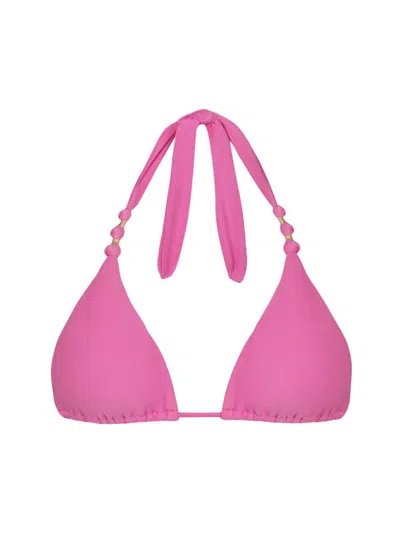 Vix By Paula Hermanny Women's Gerbera Paula Triangle Bikini Top In Pink