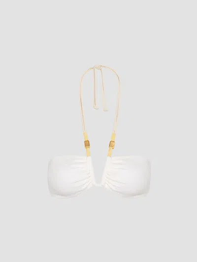 Vix By Paula Hermanny Women's Harper Carol Bikini Top In White