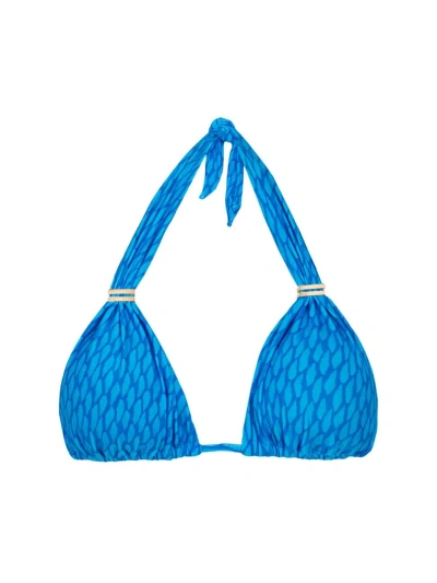 Vix By Paula Hermanny Women's Hidra Bia Geometric Triangle Bikini Top In Neutral