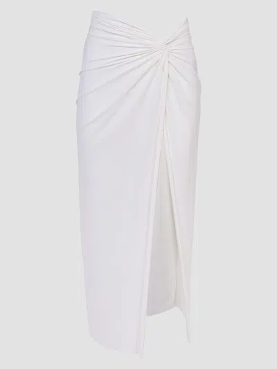 Vix By Paula Hermanny Women's Karen Midi Pareo Skirt In White