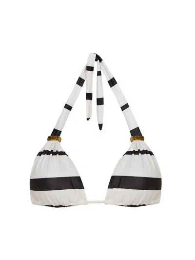 Vix By Paula Hermanny Women's Paradox Striped Bikini Top In Multi