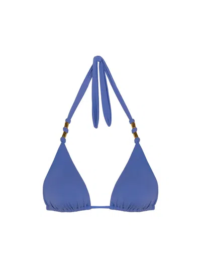 Vix By Paula Hermanny Women's Paula Triangle Bikini Top In Blue