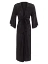 Vix By Paula Hermanny Women's Perola Cotton Cover-up In Black
