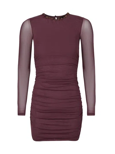 Vix By Paula Hermanny Women's Ridley Gathered Minidress In Purple