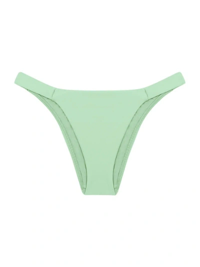 Vix By Paula Hermanny Women's Solid Fany Low-rise Bikini Bottom In Light Green