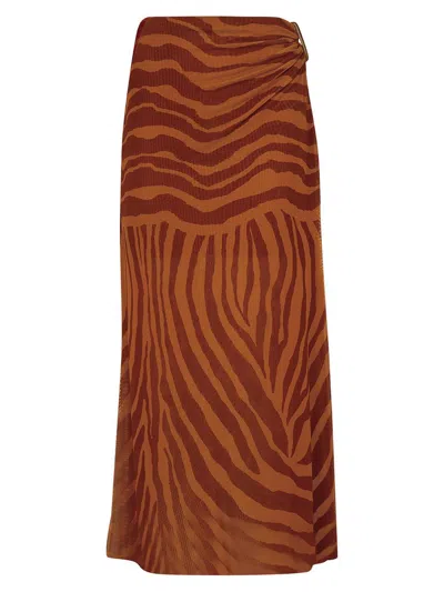 Vix By Paula Hermanny Women's Sundown Amira Striped Maxi-skirt In Multi