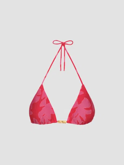 Vix By Paula Hermanny Women's Tri Bikini Top In Pink