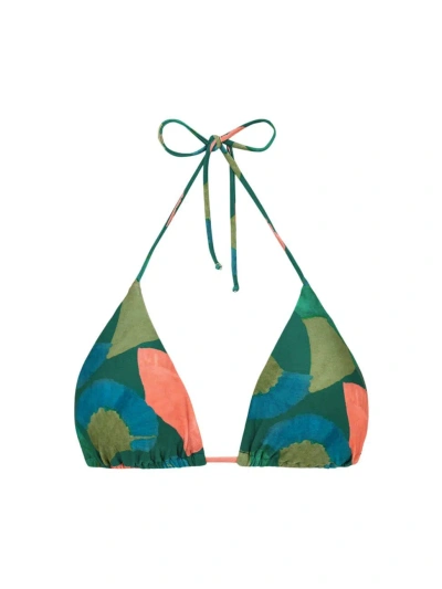 Vix By Paula Hermanny Women's Waterlily Triangle Bikini Top In Neutral