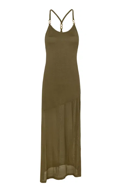 Vix Daphne Backless Maxi Dress