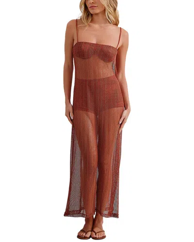 Vix Emma Long Cover-up In Brown