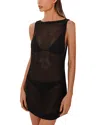 Vix Erika Cover-up Dress In Black