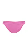 Vix Firenze Basic Textured Bikini Bottoms In Pink