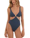 Vix Firenze Becky Mayra One-piece Swimsuit In Blue