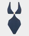 Vix Firenze Becky Mayra One-piece Swimsuit In Blue