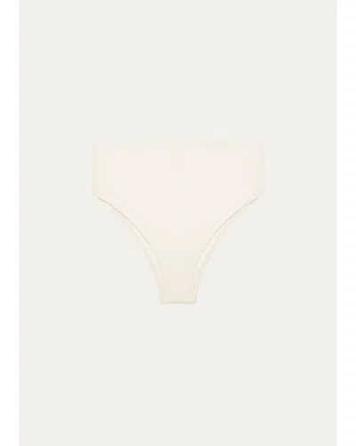 Vix Firenze Bela Hot Pants Bikini Bottoms In Neutral