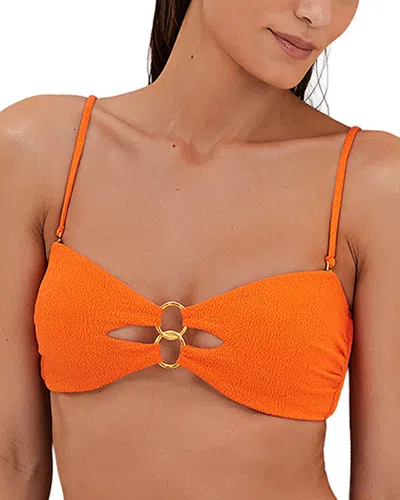 Vix Firenze Jolie Bandeau Top In Orange