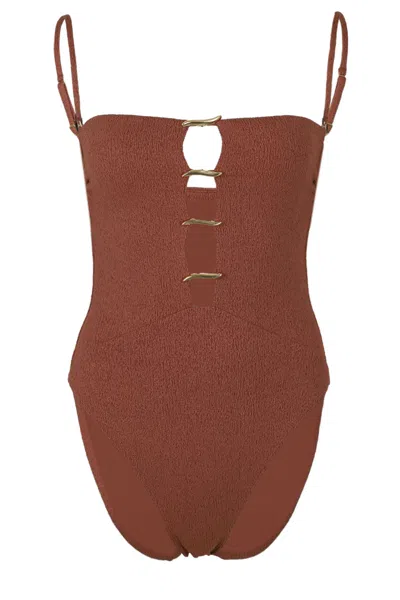 Vix Firenze Judy One Piece Devotion In Brown