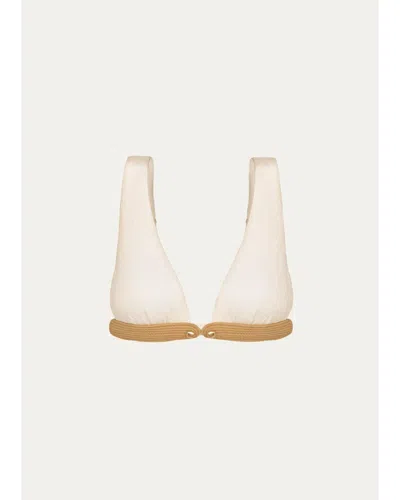 Vix Firenze Lian Safira Bikini Top In White