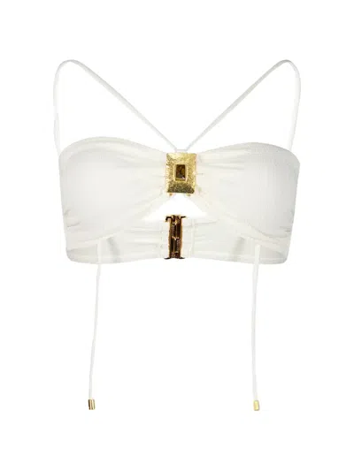 Vix Firenze Liza Bikinioberteil In White
