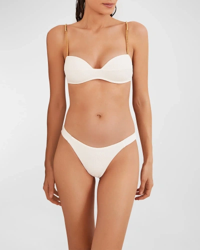 Vix Firenze Mandy Amelia Bikini Top In Firenze White