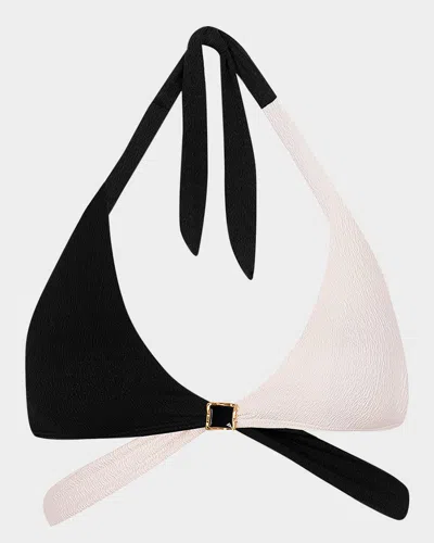 Vix Firenze Spencer Lola Bikini Top In Black