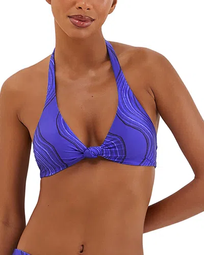 Vix Gemstone Alanna Knot Top In Purple