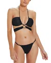 Vix Solid Kaia Gi Bikini Top In Black