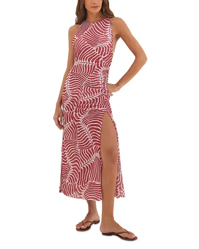 Vix Ginga Getty Slim Fit Long Swim Cover-up In Multi