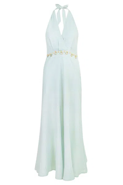 Vix Hailey Midi Dress Regatta In Blue