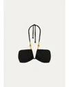 Vix Harper Carol Bikini Top In Black