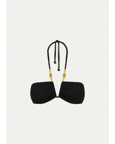 Vix Harper Carol Bikini Top In Black