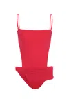 Vix Holly One Piece In Summerwine Red In Red
