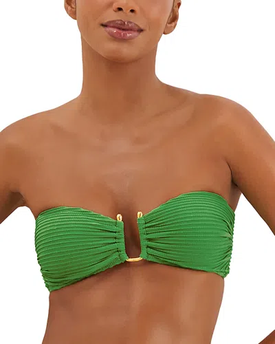 Vix Jill Bandeau Bikini Top In Green