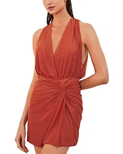 Vix Karina Swim Cover-up Dress In Orange