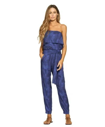 Vix Klein Madi Jumpsuit In Blue