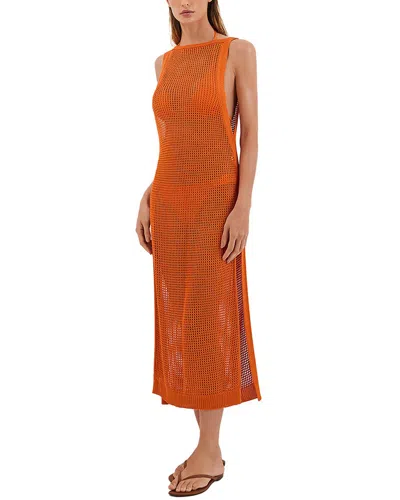 Vix Knit Hanna Long Cover Up In Yellow