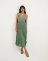 Vix Knit Katia Long Dress Seaglass In Green
