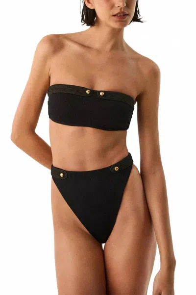 Vix Lian Hot Pants Bikini Bottom In Black